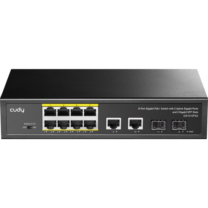 Gigabit 10-Port Switch PoE Cudy GS1010PS2