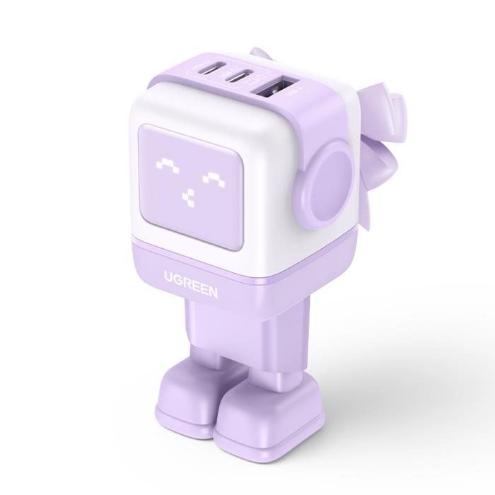 UGREEN CD361 65W GaN Charger PDx2+QC4.0 Purple 35291