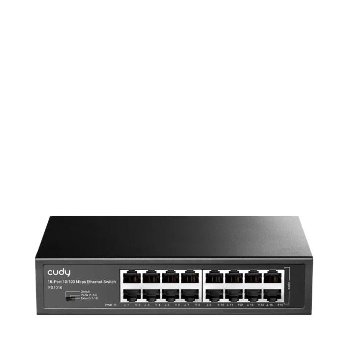 Fast Εthernet 16 port Unmanaged switch Metal Cudy FS1016